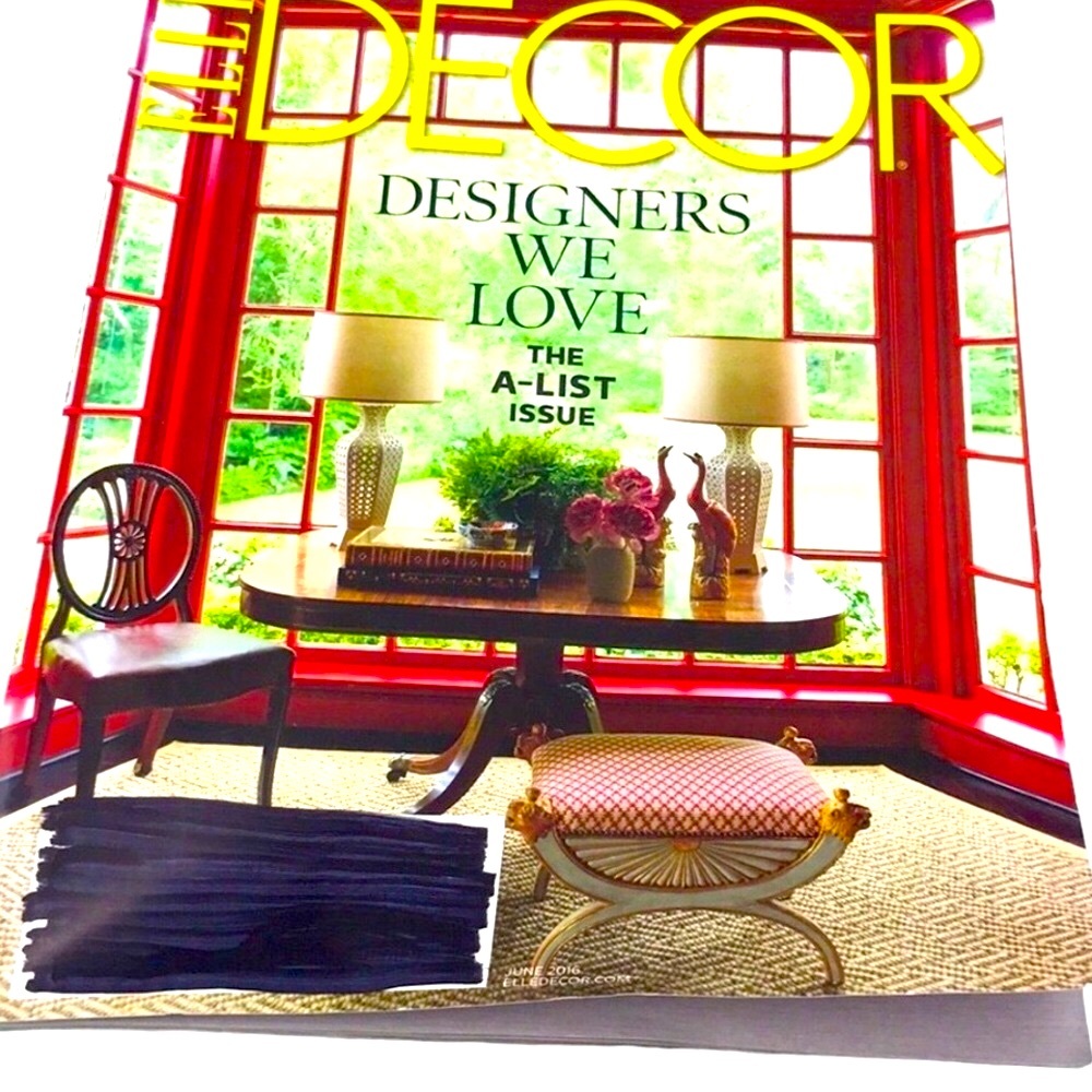 Elle Decor: Designers We Love June 2016 Issue
